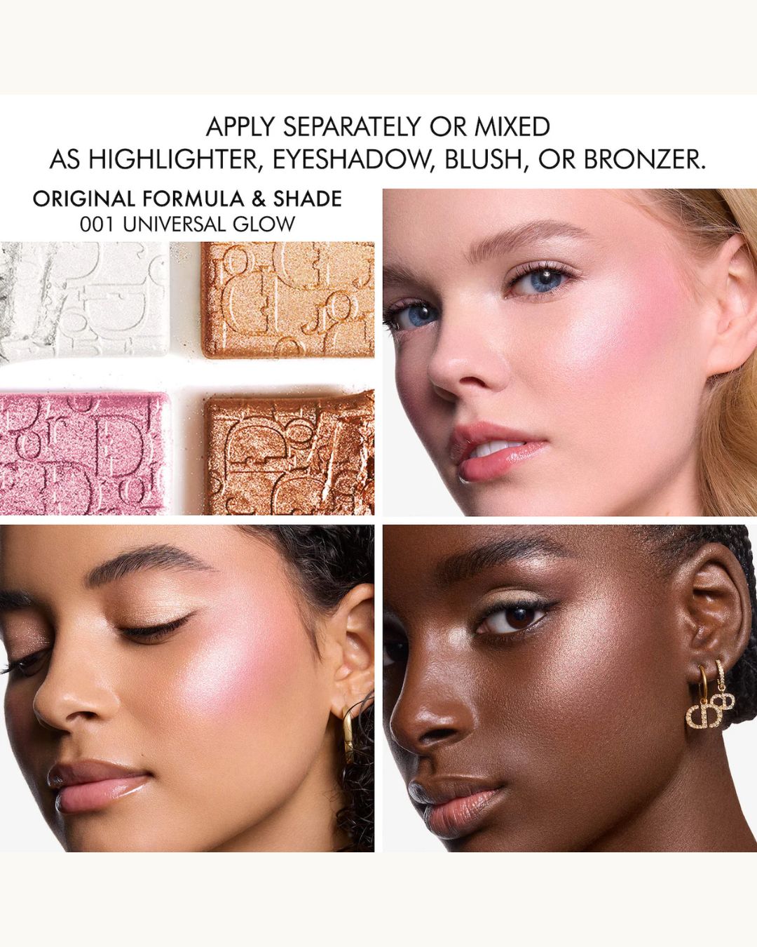 Dior Backstage Glow Maximizer Palette – Iluminador & Blush Multiuso