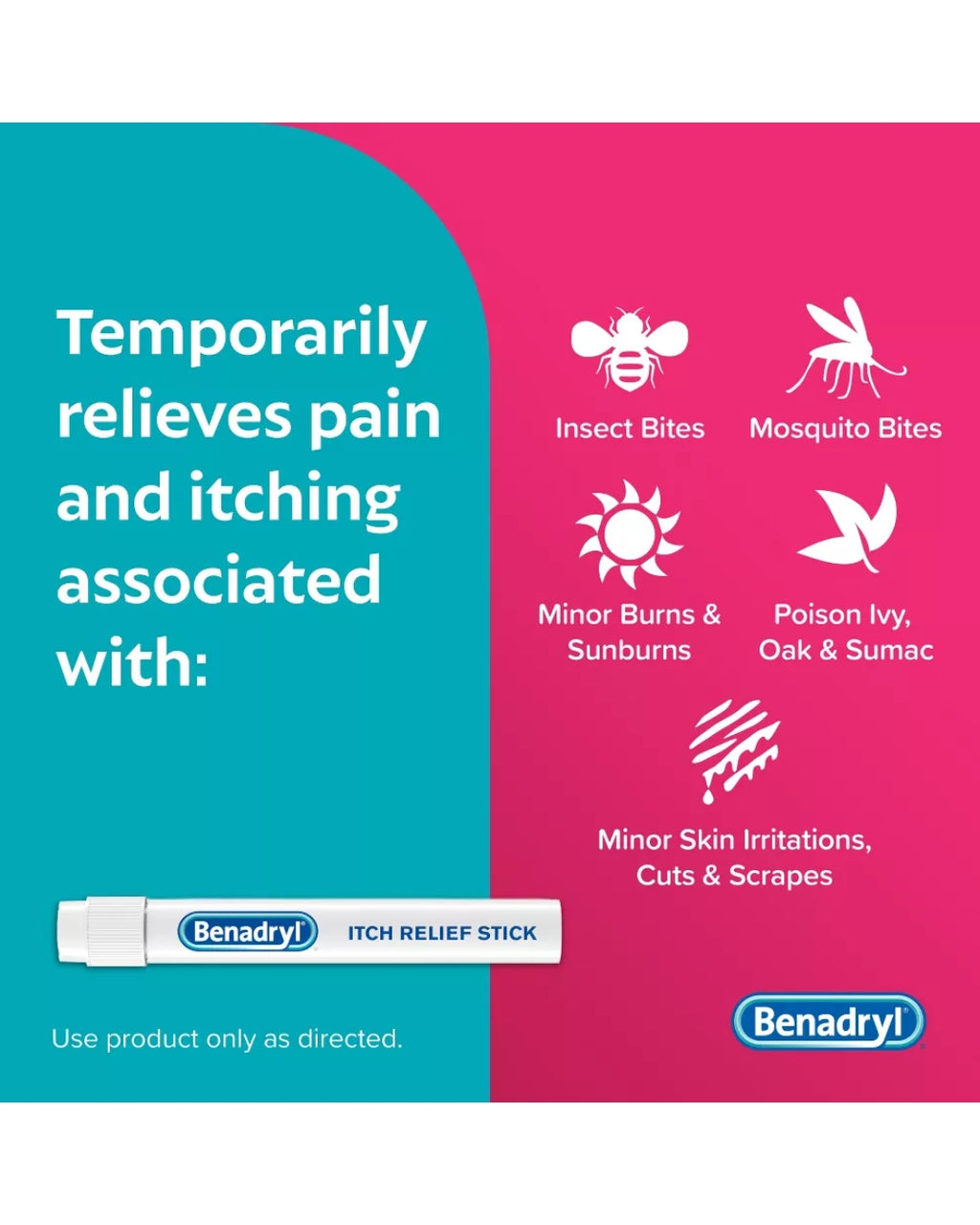 Benadryl - Itch Relief Stick- on the go