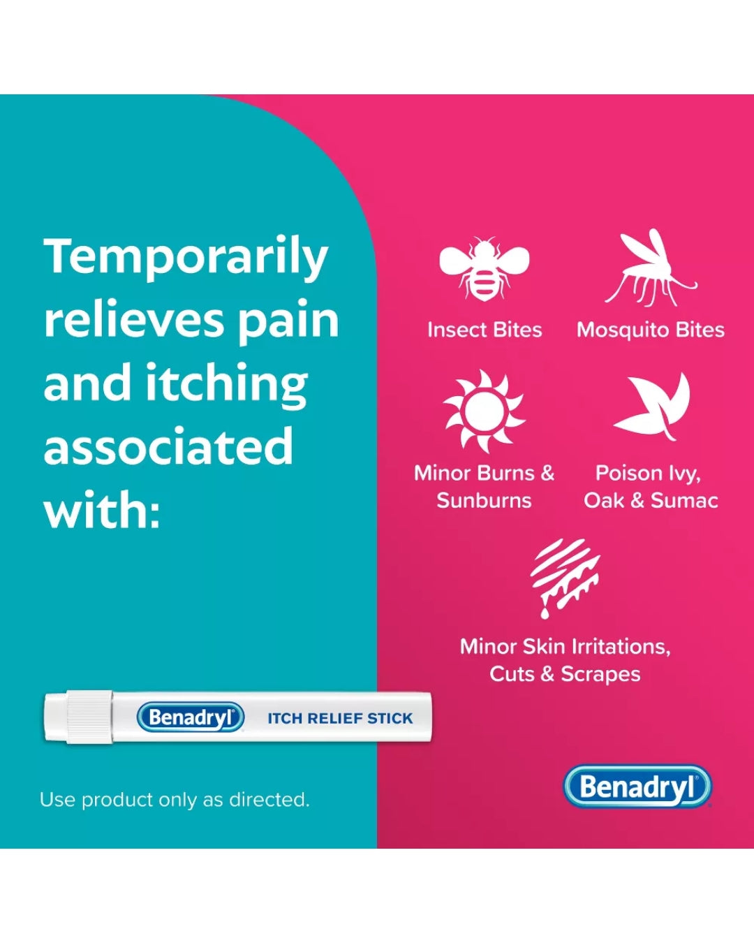 Benadryl - Itch Relief Stick- on the go
