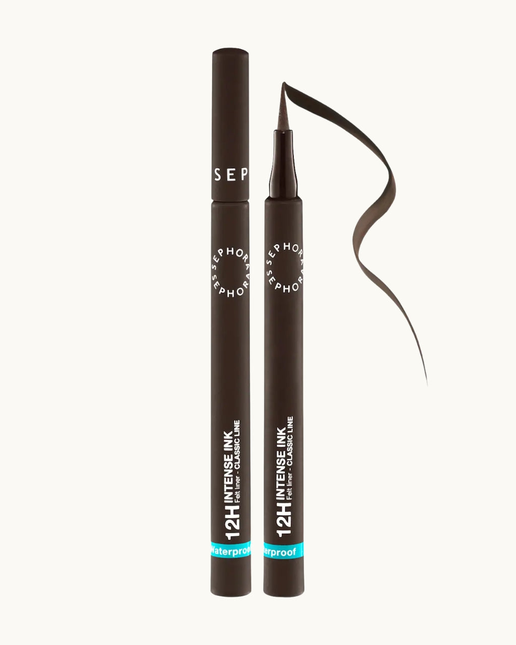 Delineador waterproof Sephora Collection 12H Intense Ink Brush